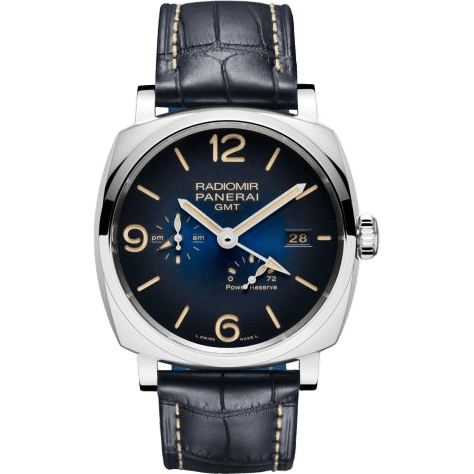 Radiomir 1940 GMT Power Reserve Stainless Steel / Blue / Mediterraneo