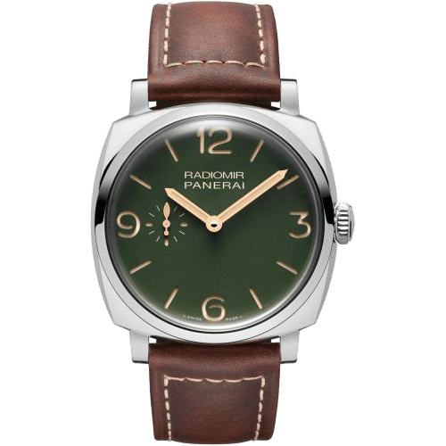 Radiomir 1940 45 3 Days Automatic Stainless Steel / Military Green