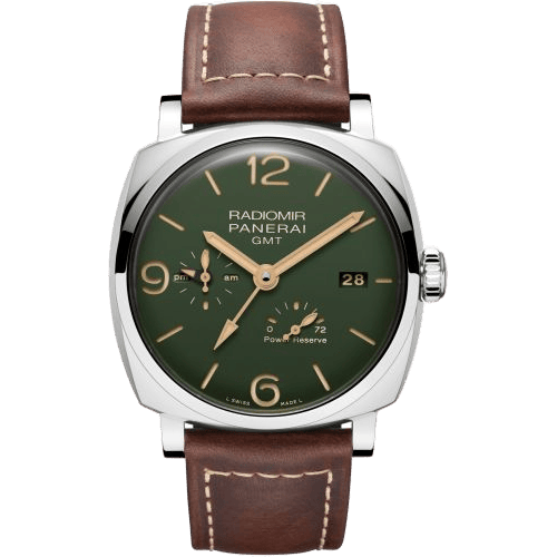 Radiomir 1940 45 GMT Power Reserve Stainless Steel / Military Green