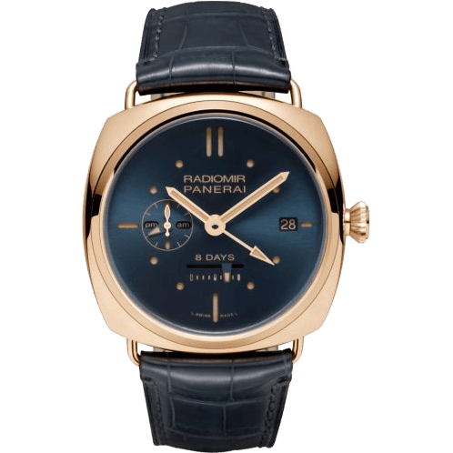 Radiomir 8 Days GMT Oro Rosso Blue