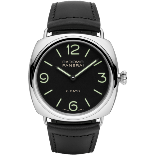 Radiomir Black Seal 8 Days Stainless Steel / Black