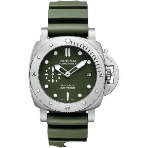 Luminor Submersible 42 3 Days Automatic Stainless Steel / Green / Verde Militare