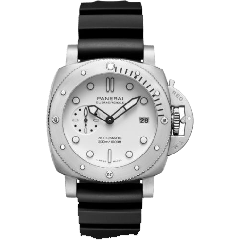 Luminor Submersible 42 3 Days Automatic Stainless Steel / White