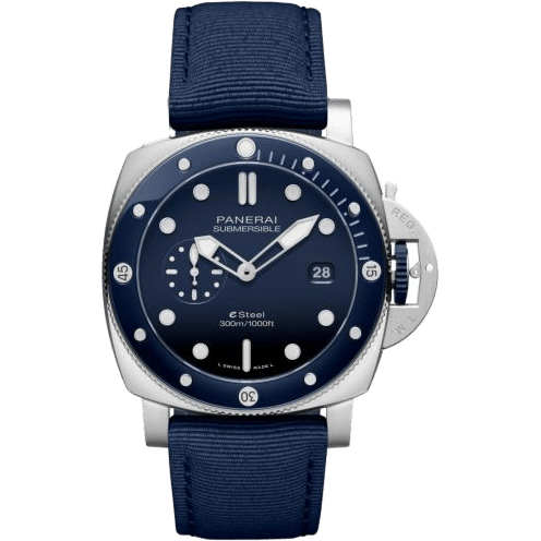Submersible QuarantaQuattro ESteel Blu Profondo