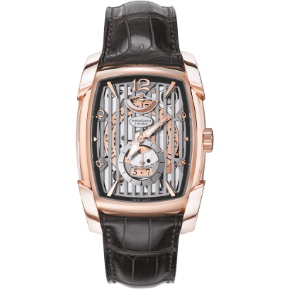 Kalpa XL Hebdomadaire Rose Gold / Silver Grille / Alligator