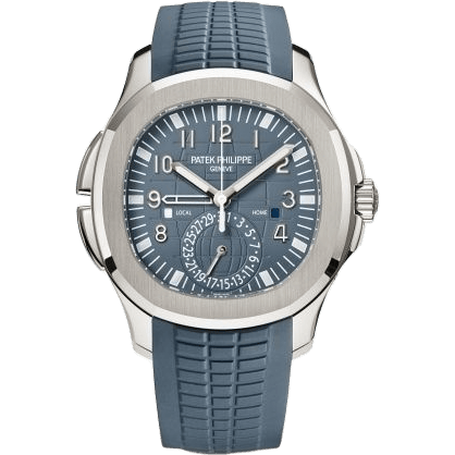 Aquanaut Travel Time 5164 White Gold / Blue