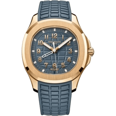 Aquanaut Travel Time Rose Gold / Blue