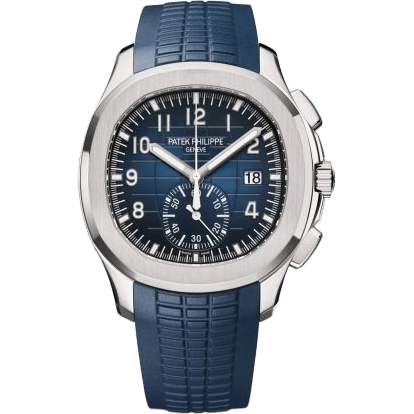 Aquanaut Chronograph 5968 White Gold / Blue / Rubber