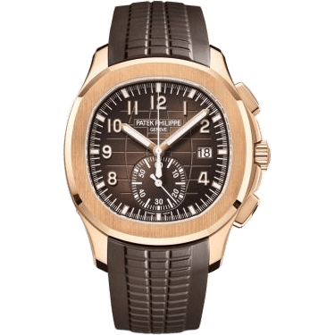 Aquanaut Chronograph 5968 Rose Gold / Brown / Rubber