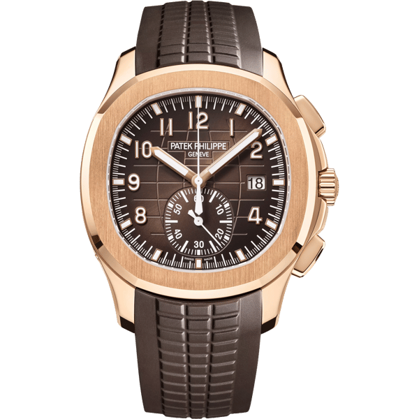 Aquanaut Chronograph 5968 Rose Gold / Brown / Rubber