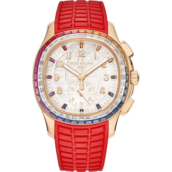 Aquanaut Luce Rainbow Chronograph Rose Gold / MOP