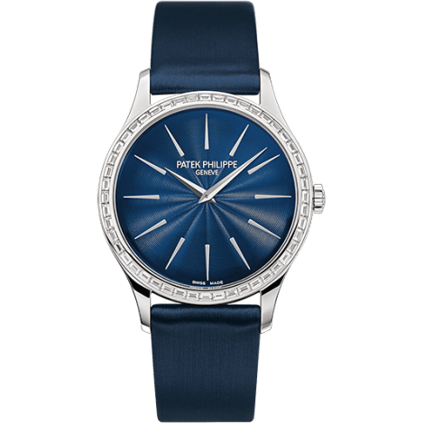 Calatrava 4897 White Gold / Midnight Blue