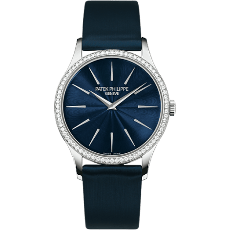 Calatrava 4897 White Gold / Night Blue
