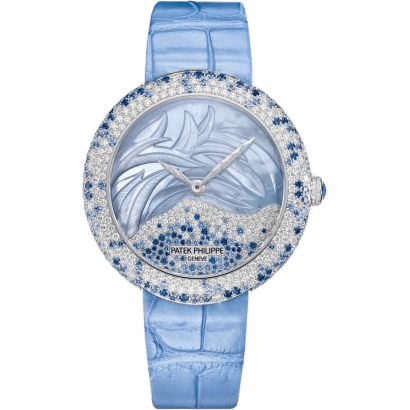 Calatrava 4899/901G White Gold / Blue