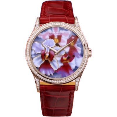 Calatrava 5077 Rose Gold / Orchids
