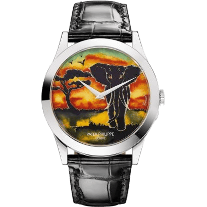 Calatrava 5089 White Gold / African Elephant
