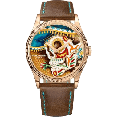 Calatrava 5177 Rose Gold / The Man with a Rose