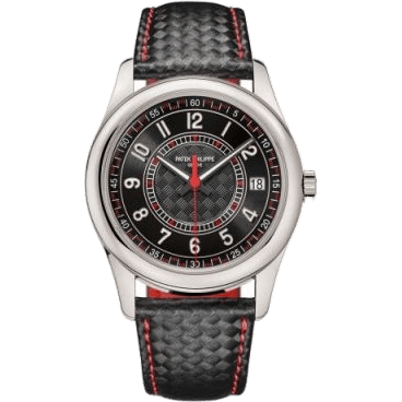 Calatrava White Gold / Black - Red