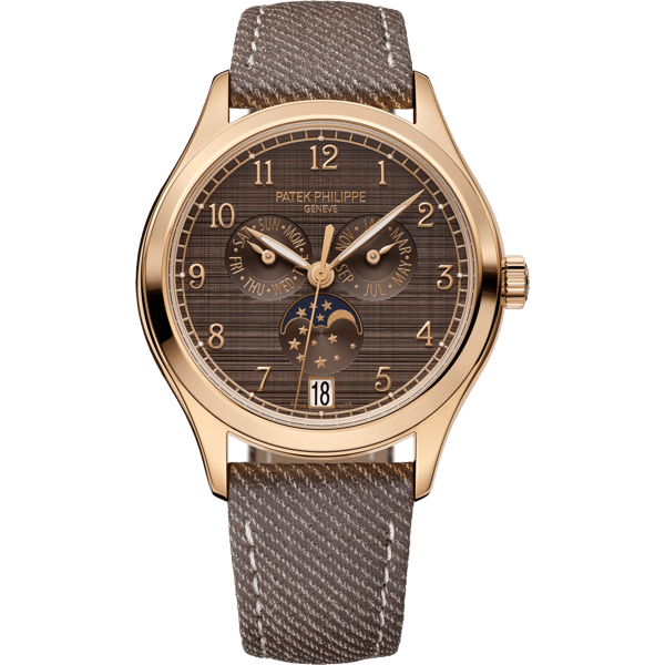 Annual Calendar 4946 Rose Gold / Brown Shantung