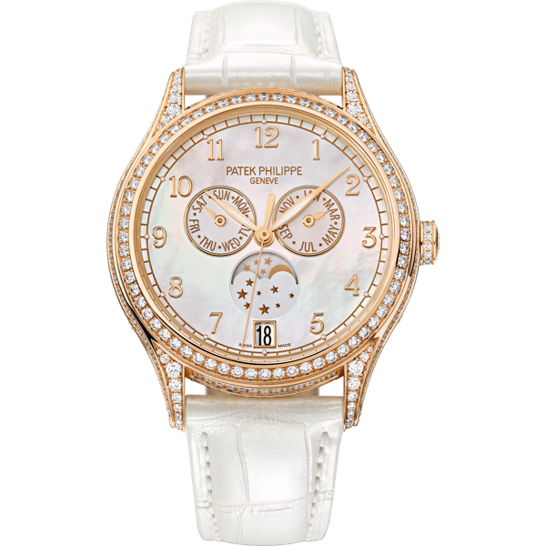 Annual Calendar 4948 Rose Gold / Mother of Pearl
