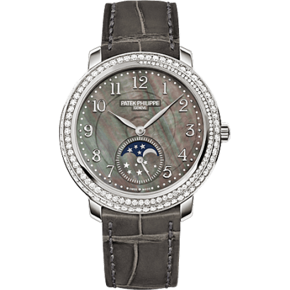 Moonphase 4968 White Gold Black Mother of Pearl