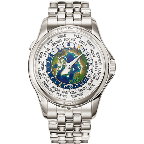 World Time 5131/1 Platinum / Earth