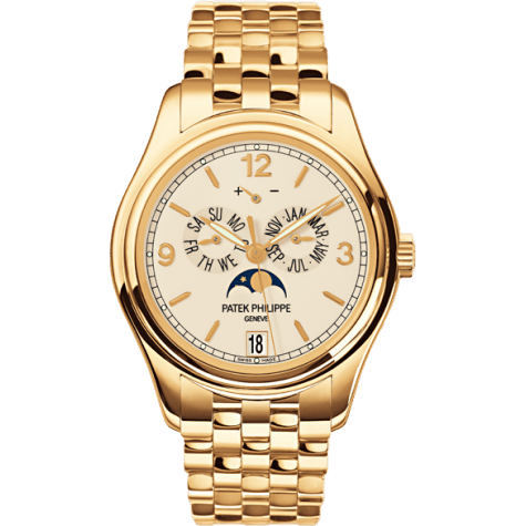 Annual Calendar 5146 Yellow Gold / Cream / Bracelet