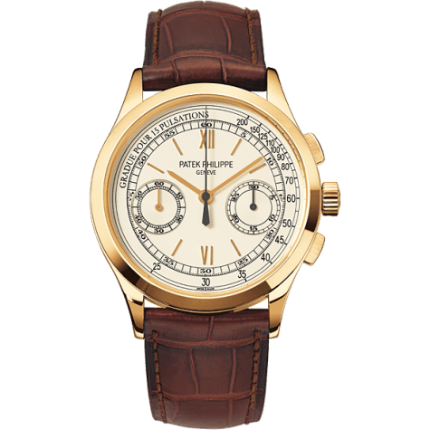 Chronograph 5170 Yellow Gold / Silver