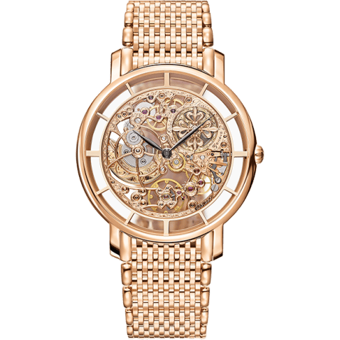 Calatrava 5180/1 Rose Gold / Skeleton