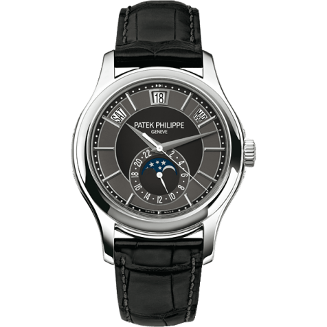 Annual Calendar 5205 White Gold / Black