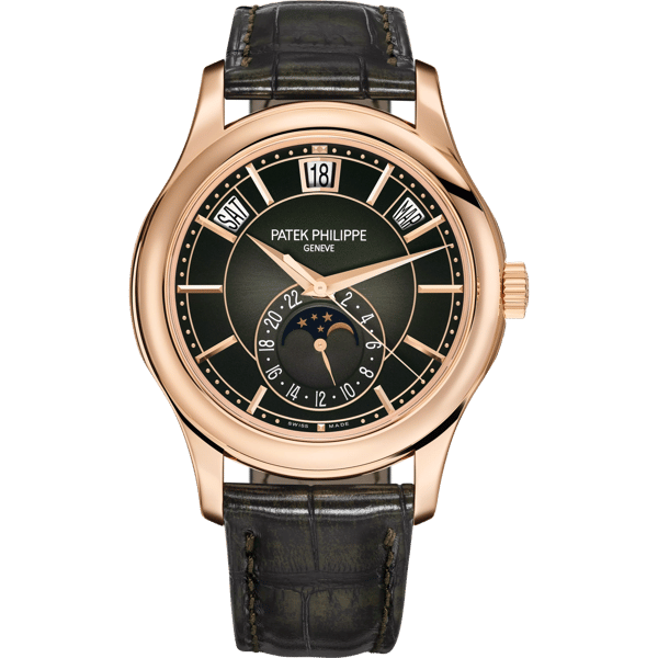 Annual Calendar 5205 Rose Gold / Green