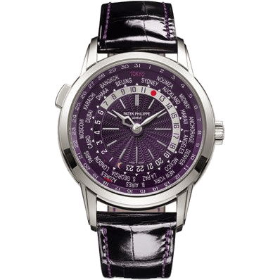 World Time Date 5330 White Gold / Plum / Tokyo 2023