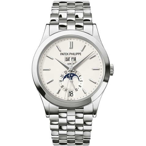 Annual Calendar 5396 White Gold Bracelet