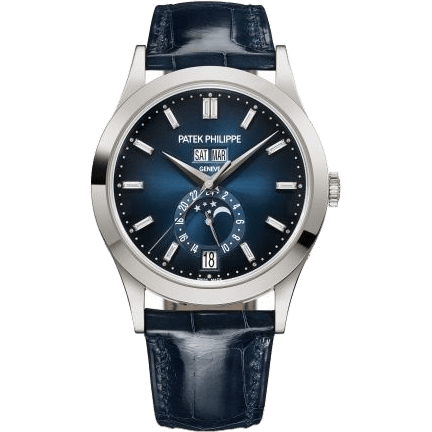 Annual Calendar 5396 White Gold / Blue Gradient
