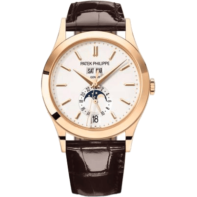 Annual Calendar 5396 Rose Gold / Silver