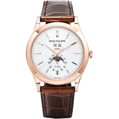Annual Calendar 5396 Tiffany Rose Gold / Silver
