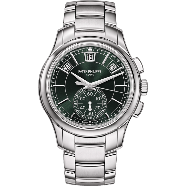 Annual Calendar Chronograph 5905 Stainless Steel / Green / Bracelet