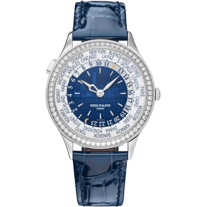 World Time 7130 White Gold New York