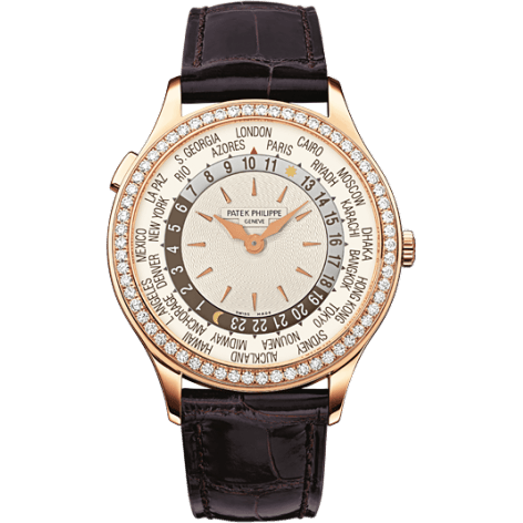 World Time 7130 Rose Gold / Silver / Hong Kong