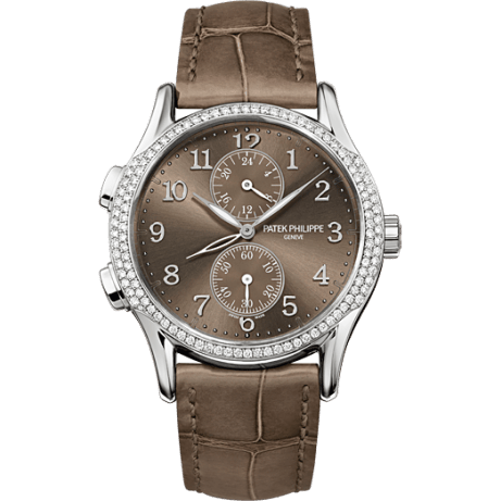 Calatrava Travel Time 7134 White Gold