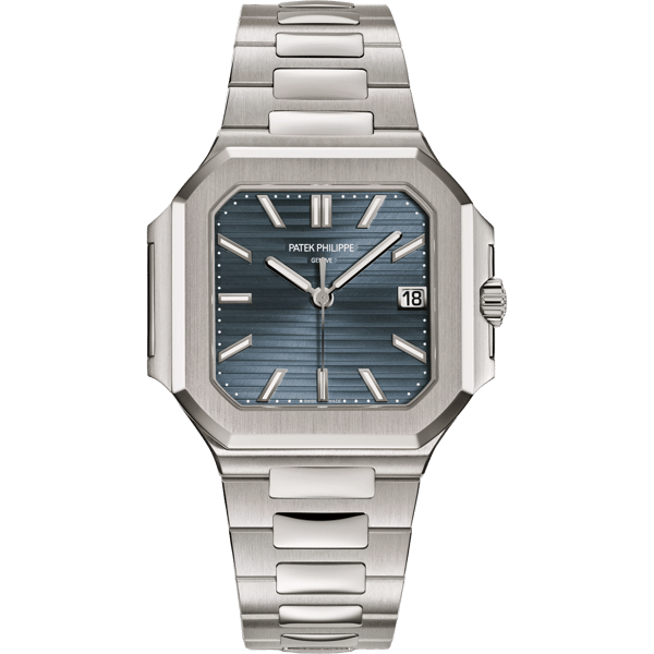 Cubitus Date 40 White Gold / Blue