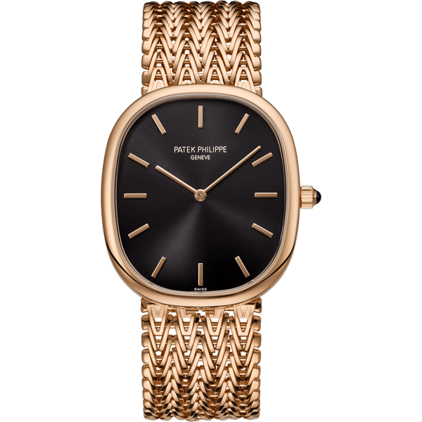 Golden Ellipse 5738 Rose Gold / Black / Bracelet
