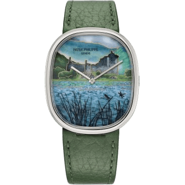 Golden Ellipse 5738 White Gold / Highland Castle