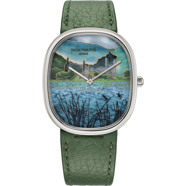 Golden Ellipse 5738 White Gold / Highland Castle
