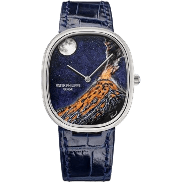Golden Ellipse 5738 White Gold / Fuego Vulcano