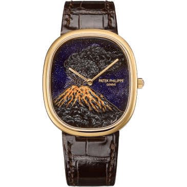 Golden Ellipse 5738 Yellow Gold / Mount Merapi