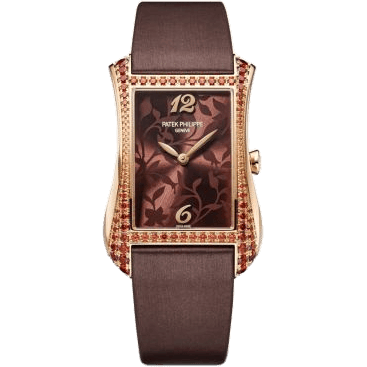Gondolo Serata Rose Gold - Spessartite / Brown Floral