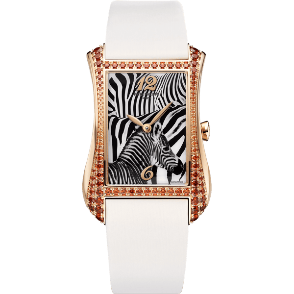 Gondolo Serata Rose Gold - Spessartite / Brown Floral