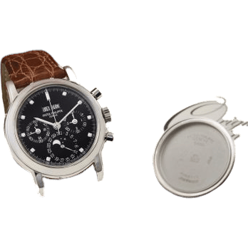 Perpetual Calendar Chronograph 3970 Platinum / Black Diamond