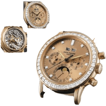 Perpetual Calendar Chronograph 3990 Rose Gold / Pink